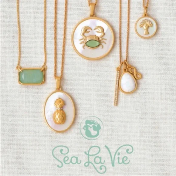 Spartina 449 Sea la Vie Zodiac Necklace - Picture 2 of 8